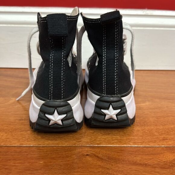 Converse Run Star Hike Hi Women Shoes Sneakers Black size 4.5 - Picture 3 of 12